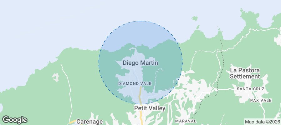 Diego Martin Airbnb map